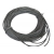 Wąż silikonowy czarny spryskiwaczy 2.7/5mm +250°C